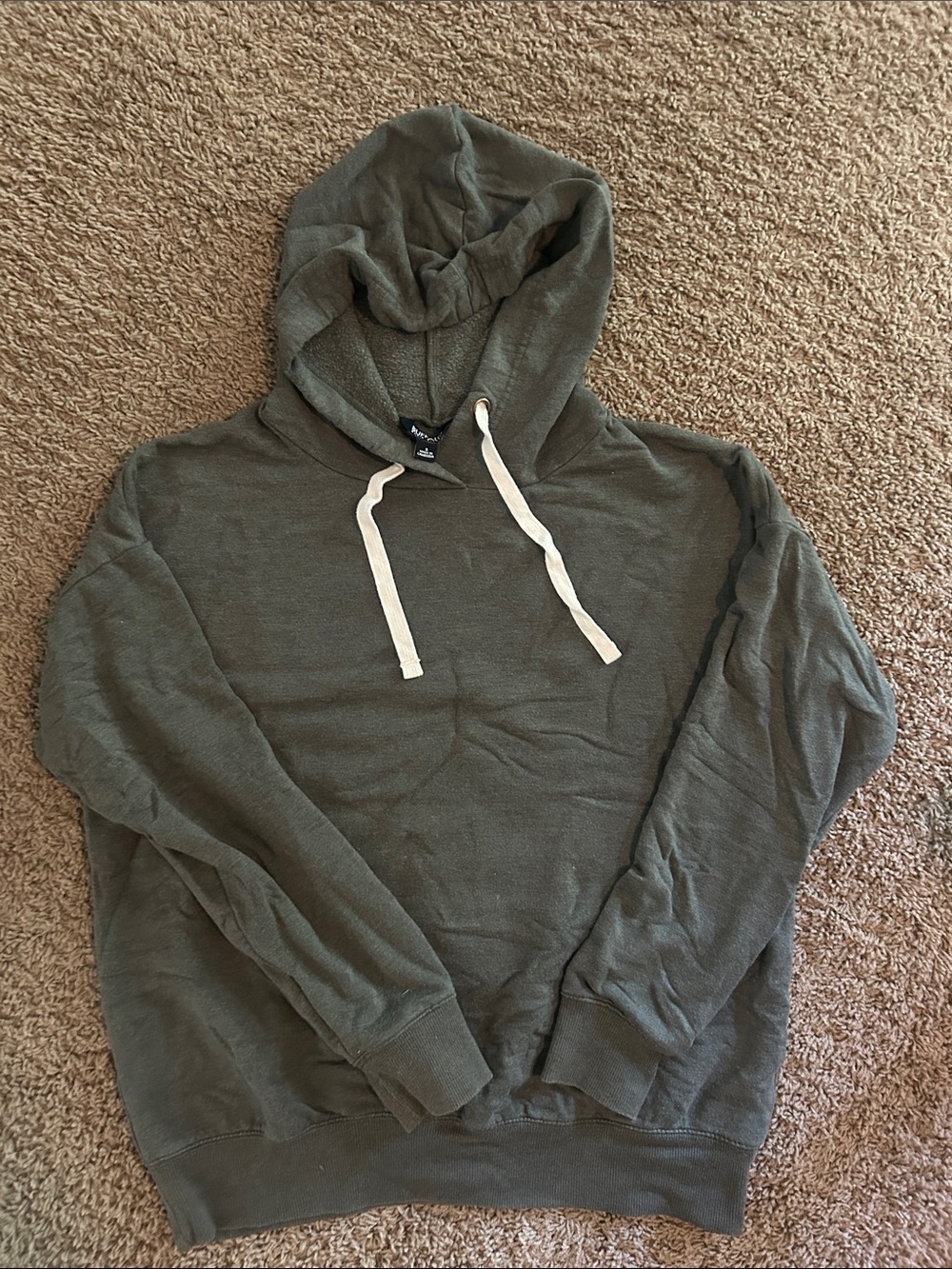Buffalo David Bitton Olive Green Hooded Sweatshirt